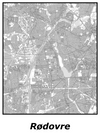 Kortplakater over Rødovre | Plakat med kort over Rødovre. Citymaps.dk