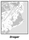 Kortplakater over Dragør | Plakat med kort over Dragør. Citymaps.dk