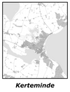 Kortplakater over Kerteminde | Plakat med kort over Kerteminde. Citymaps.dk