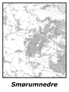 Kortplakater over Smørumnedre | Plakat med kort over Smørumnedre. Citymaps.dk