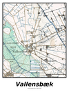 Plakat med kort over Vallensbæk | Kortplakater over Vallensbæk. Citymaps.dk